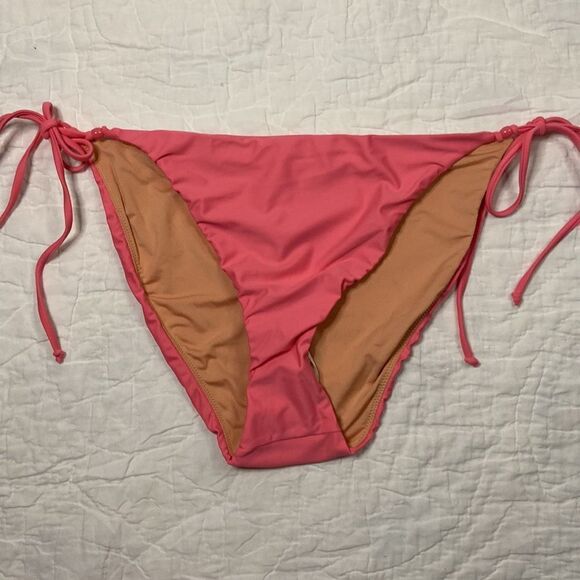 NWT J.Crew Curved-waist cheeky string bikini bottom with beads size XXL - Picture 1 of 7